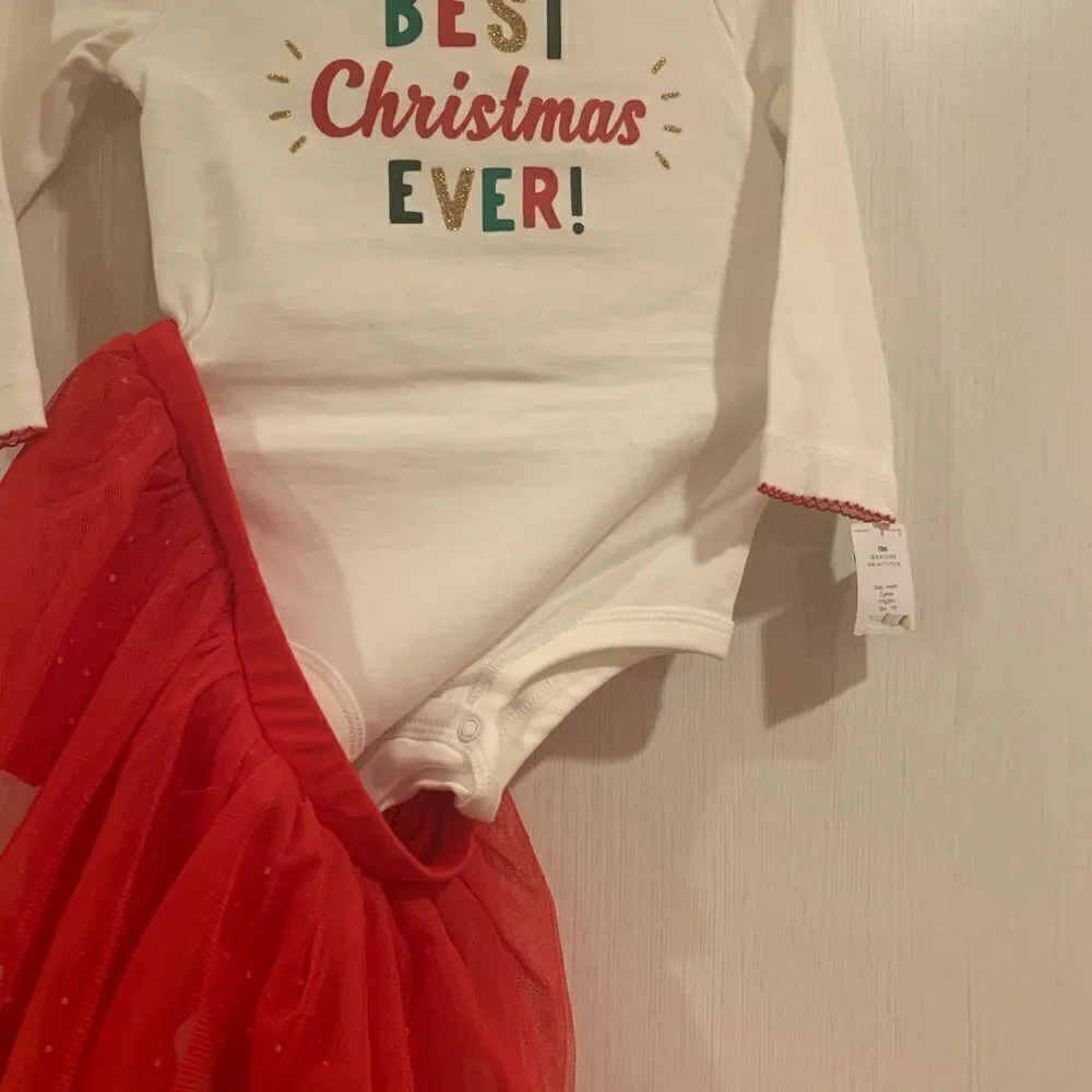 Holiday baby girl set🌲